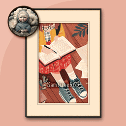 Preppy Teen Painting #3 Sellable Extra A Samtuse963