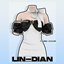 LIN-DIAN Light luxury short dress logo