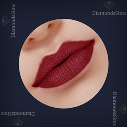 Matte lipstick 10 by diamondssims logo