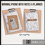 Minimal phone with notes & planner - set logo