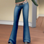Y2k Low/mid rise jeans with studded belt! Mesh included logo