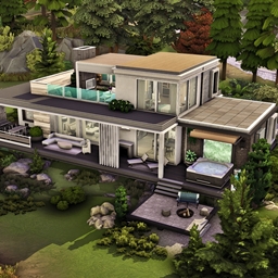 Modern Lake House