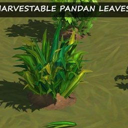 HARVESTABLE PANDAN LEAVES by icemunmun Spanish translation