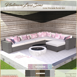 Luxe Wicker Patio Set logo