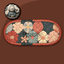 Patchwork Oval Dance Rug #2 Samtuse963 logo