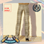 Men's Luxurious Loose Pleated Pants Winter School Uniform logo