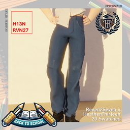 Men's Classic Slim Straight Pants Winter School Uniform