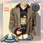 Men's Classic Hooded Blazer Winter School Uniform logo