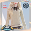 College Style Bowtie Sweater Suit Winter School Uniform logo