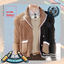 Contrast Colorblock Open Blazer Winter School Uniform logo