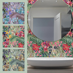 Jungle Blooms Wallpaper | Flora and Fauna 86
