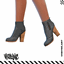 [VHSync] Thick heel ankle boots logo