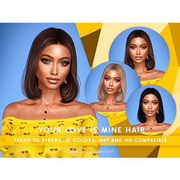 SONYASIMS - YOUR LOVE IS MINE HAIR project image