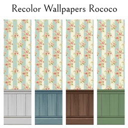 Wallpapers Lambris A//Recolor Rococo//Basegame - mariefrance84.basegame ...