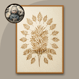 Pressed Flower Painting #1 Sellable Extra A Samtuse963