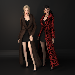 Fur Jacket (Long) - The Mob Wife Collection