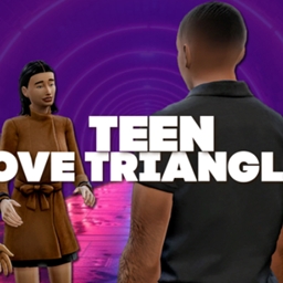 TRAD FR : TEEN LOVE TRIANGLES by WICKED PIXXEL logo