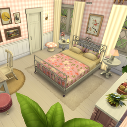 Cute Pink Cottagey Bedroom & WIR