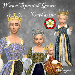 Wawa Spanish Tudor Gown Catharina logo