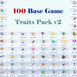 The 100 Base Game Traits Pack V2 | Chinese Translation