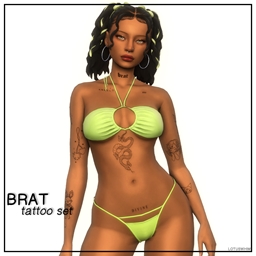 Brat Tattoo Set logo