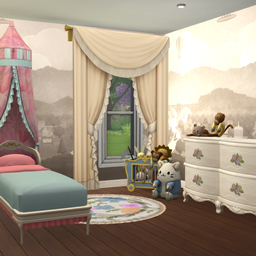 Storybook kid bedroom