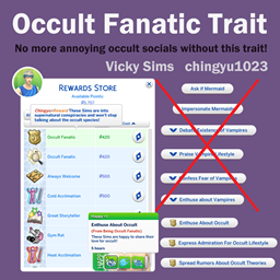 Occult Fanatic Trait by chingyu | Chinese Translation