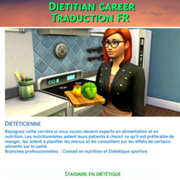 Mod Dietitian career par Kiara - Trad FR