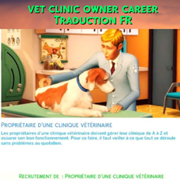 Mod Vet Clinic Owner career par Kiara - Trad FR