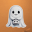 Trick-or-Treat Ghost logo
