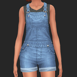 Discover University Short Overalls logo