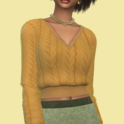Alma wool sweater logo