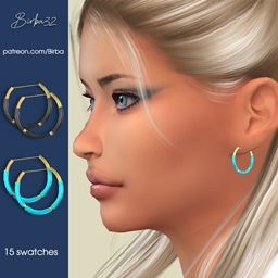 Hoop earrings 2809 logo