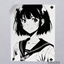 Anime Girl Portrait logo