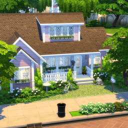 Cute Pink Cottagey Home