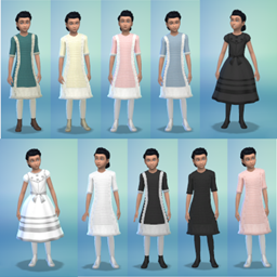 Victorian Girl Dresses x2 project image