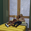 Loading screen couple bed / Fond d’écran logo