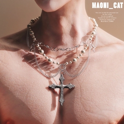 Maoni_cat_Necklace No.10 crucifix