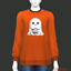 Ghostly Halloween Sweater logo