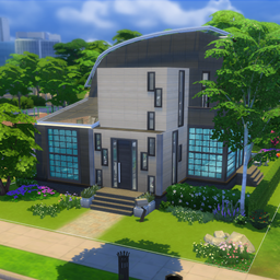 Grey modern glass house NO CC project image