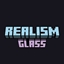 Realism glass-connected glass logo