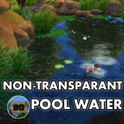 Non-Transparent Pool Water logo