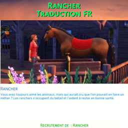 Mod Rancher career par Kiara - Trad FR