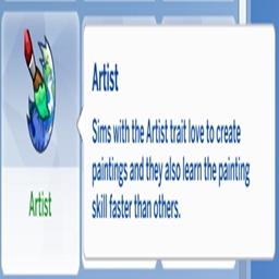 Artists Trait By KiaraSims4Mods Spanish Translation