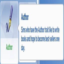 Author Trait By KiaraSims4Mods Spanish Translation