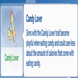 Candy Lover Trait By KiaraSims4Mods Spanish Translation