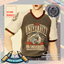 Men's Classic Fit Raglan Graphic University Tee Shirt logo