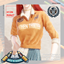 Open Collar Two Layer Sweatshirt logo