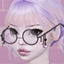 College Grunge Glasses logo