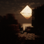 Spooky October w Herobrine logo